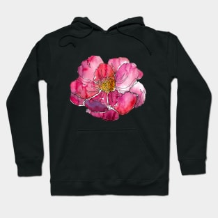 Watercolor peonies pink spring girly Hoodie